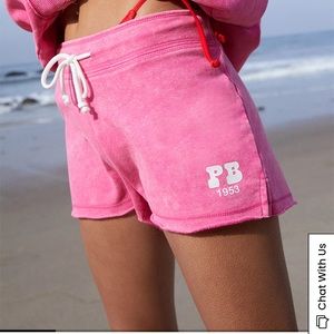 pink playboy shorts